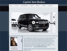 Tablet Screenshot of capitalautobrokers.com